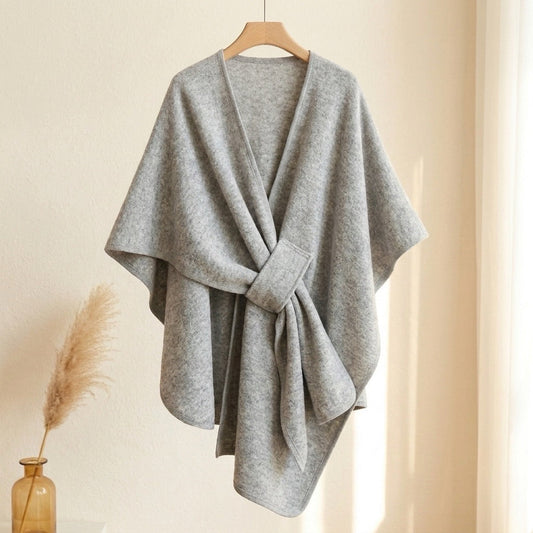 Poncho-Écharpe Long
