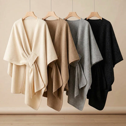 Poncho-Écharpe Long