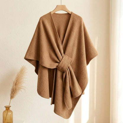 Poncho-Écharpe Long
