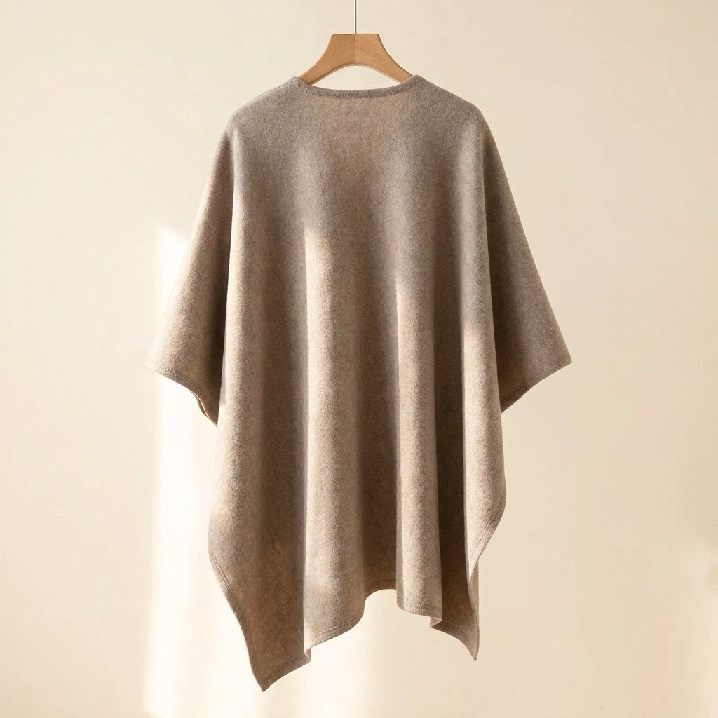 Poncho-Écharpe Long
