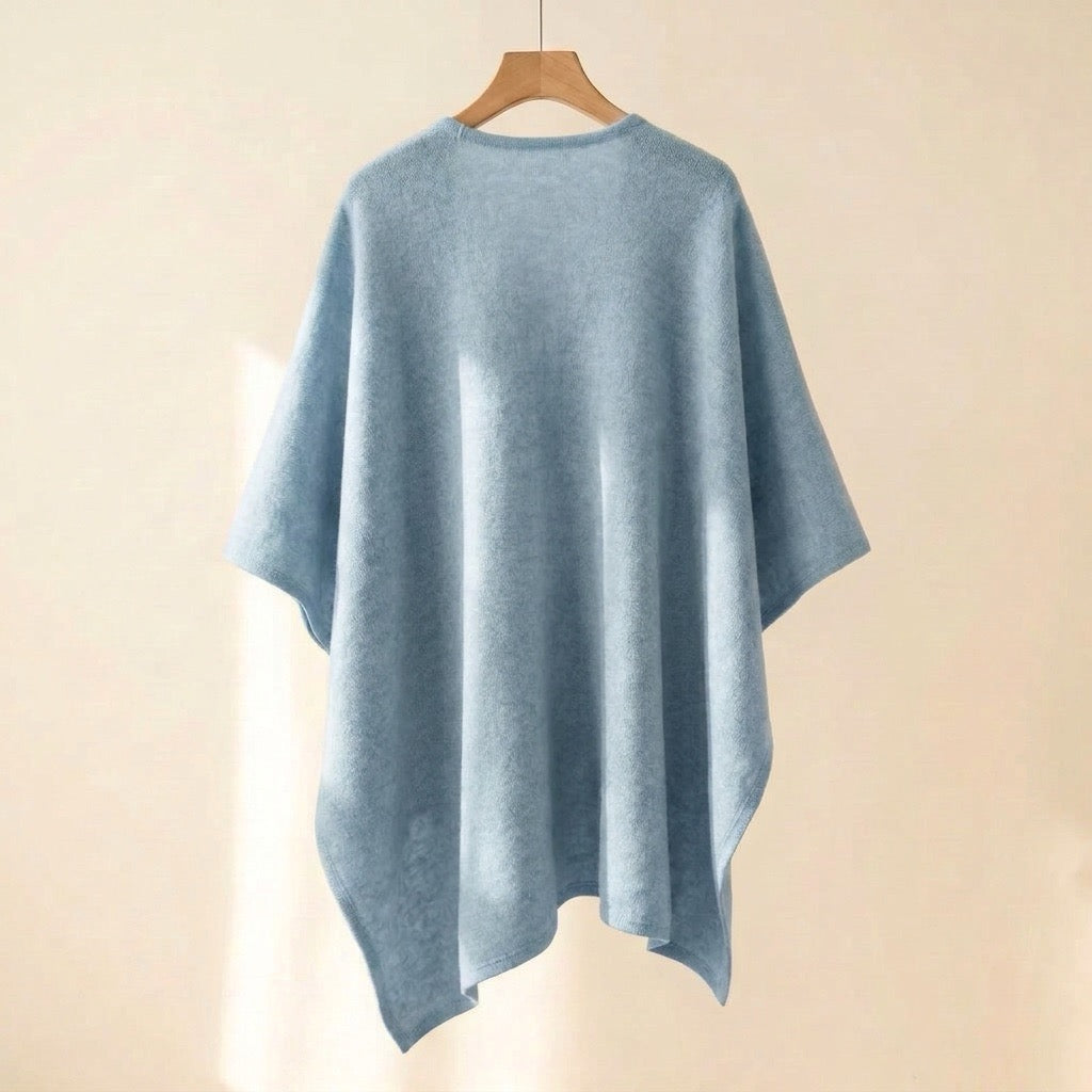 Poncho-Écharpe Long