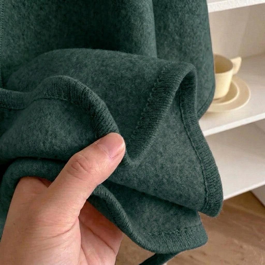 Poncho-Écharpe Long